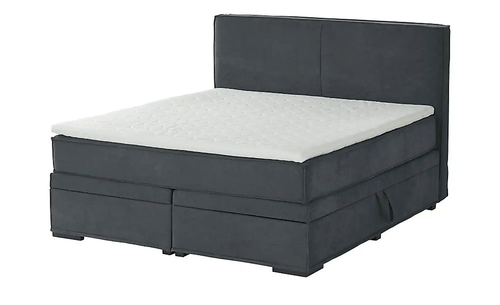 Boxi Boxspringbett mit Bettkasten Boxi Urban ¦ grau ¦ Maße (cm): B: 180 H: günstig online kaufen