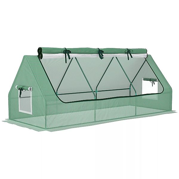 Outsunny Foliengewächshaus Mini Gewächshaus mit Mesh Fenster, UV-beständige günstig online kaufen