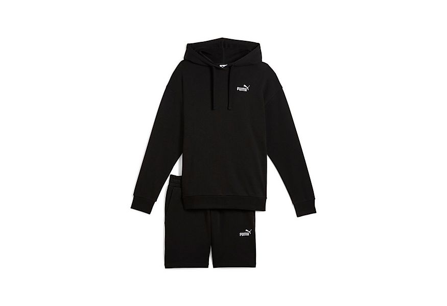 PUMA Trainingsanzug SHORT HOODED RELAXED SWEAT SUIT 7" TR OP (2-tlg) günstig online kaufen