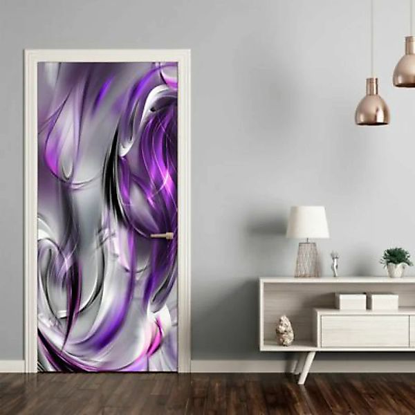 artgeist Türtapete Photo wallpaper – Purple abstraction I mehrfarbig Gr. 70 günstig online kaufen