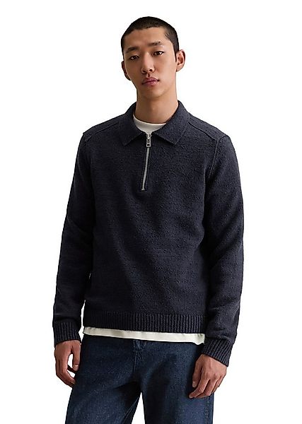 Marc O'Polo DENIM Langarm-Poloshirt aus Bio-Baumwolle günstig online kaufen