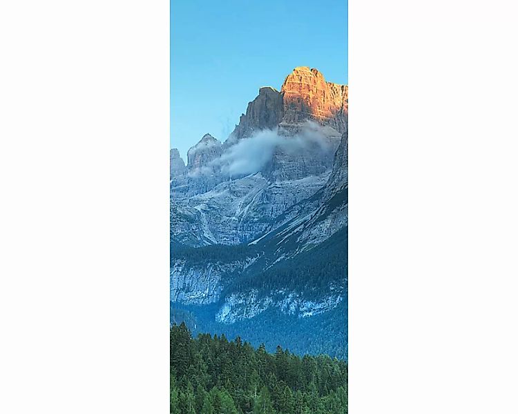 Trtapete "Berglandschaft" 0,91x2,11 m / selbstklebende Folie günstig online kaufen