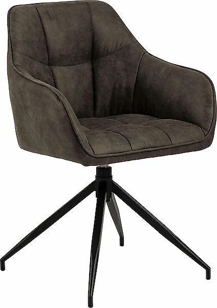 ACTONA GROUP Esszimmerstuhl »Beate« () 1 Stk.mit edlem Samtstoff und modern günstig online kaufen