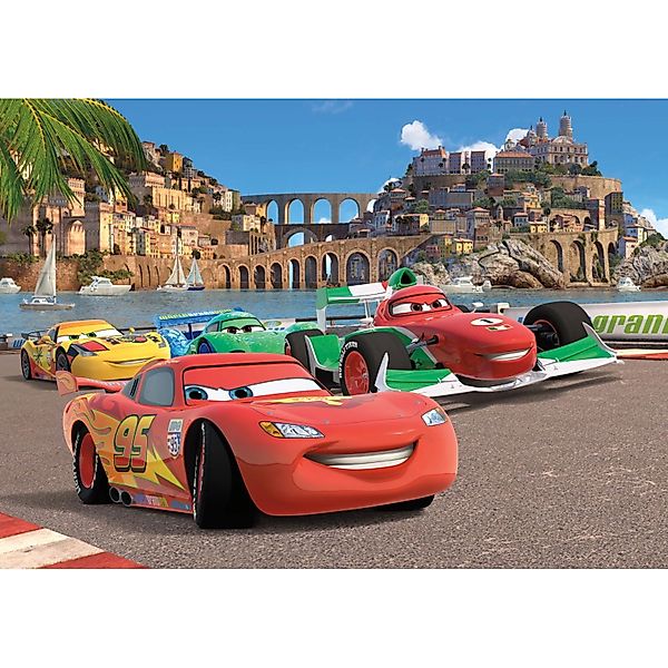 Disney 0 Cars Rot Blau und Grün 2,52 x 1,82 m 600967 günstig online kaufen