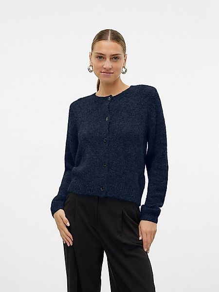 Vero Moda Strickjacke VMNOVAH LS O-NECK BUTTON CARDI GA NOOS günstig online kaufen