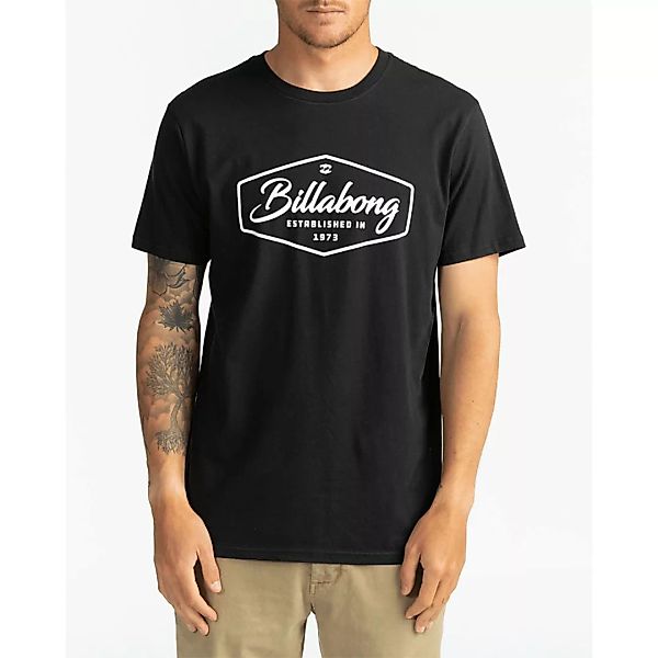 Billabong Trade Mark Kurzärmeliges T-shirt XS Black günstig online kaufen