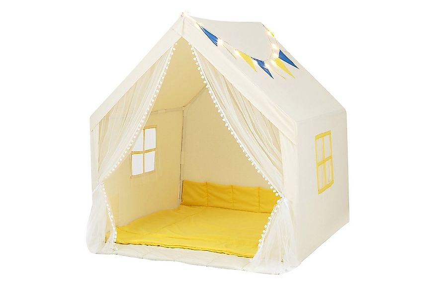 COSTWAY Spielzelt Kinder Spielhaus 122 x 105 x 125 cm günstig online kaufen