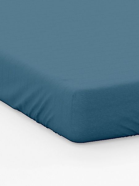 Cotton Box Spannbettlaken Renforcé Spannbettlaken Petrol günstig online kaufen