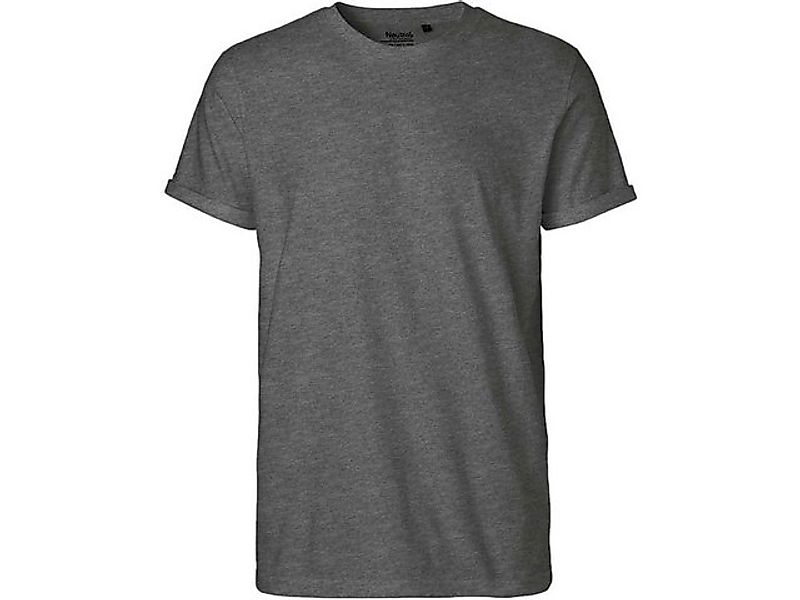Neutral T-Shirt Neutral Bio-Herren-T-Shirt mit Roll-Up-Ärmeln günstig online kaufen