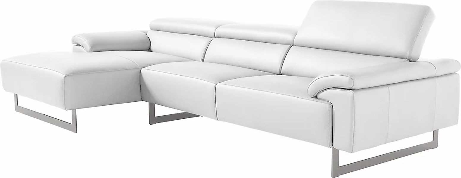 Egoitaliano Ecksofa "Malika, edel und bequem, Designsofa mit hochwertigen B günstig online kaufen