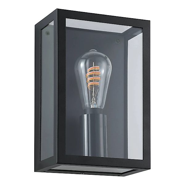 Eglo LED-Wandleuchte Alamonte-Z Zigbee 4,9 W 400,m Schwarz Klar günstig online kaufen