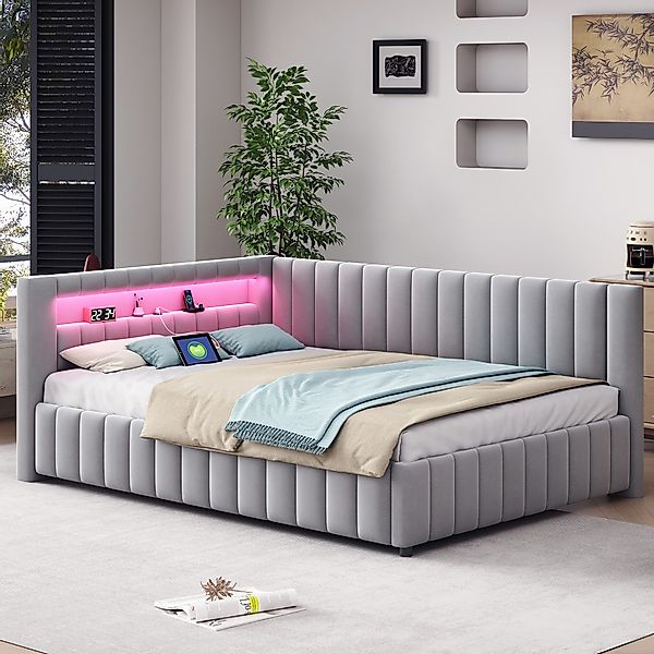 Flieks Daybett, Polsterbett Schlafsofa 140x200cm mit günstig online kaufen