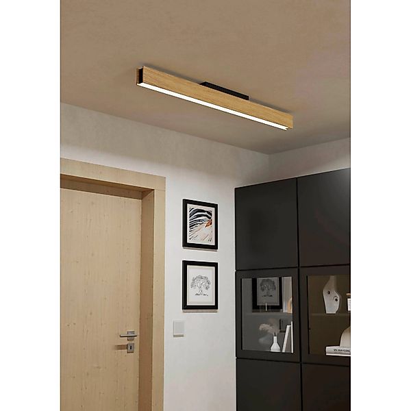 Eglo LED-Deckenleuchte Anchorena-Z Braun Schwarz Weiß günstig online kaufen