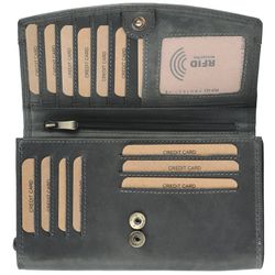 Benthill Geldbörse Damen Echt Leder XXL günstig online kaufen