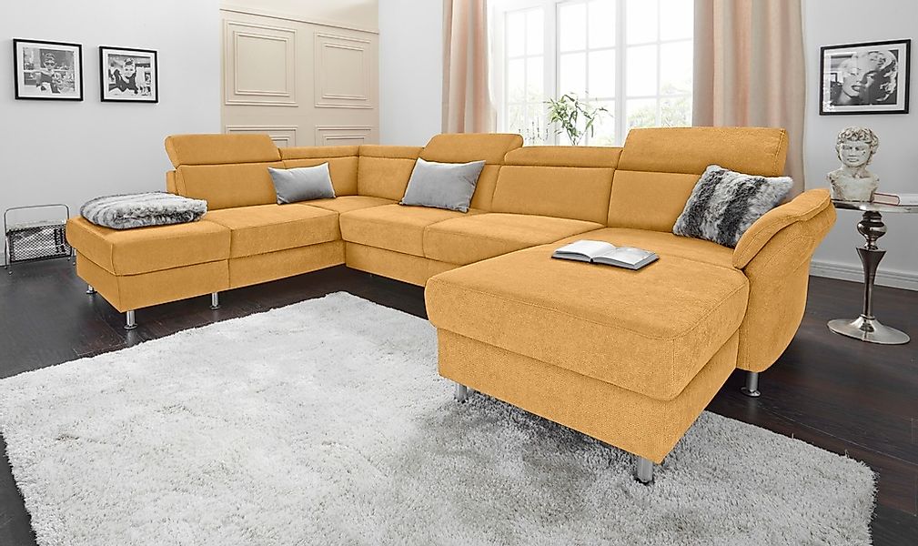 sit&more Wohnlandschaft "Avignon U-Form" wahlweise mit Bettfunktion und Sta günstig online kaufen