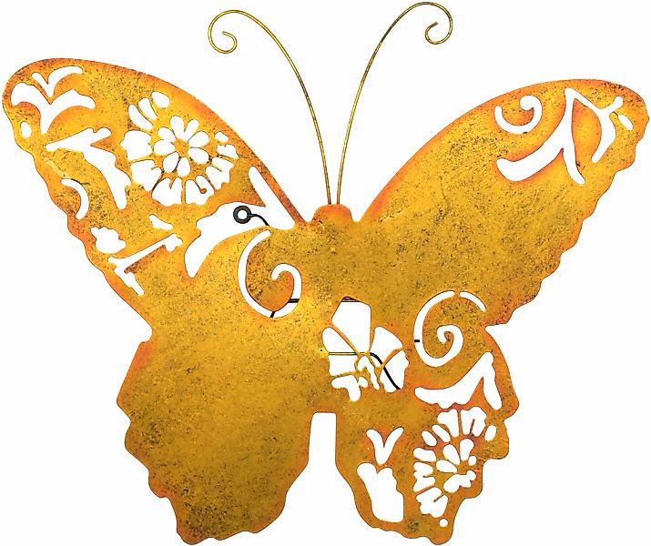 pajoma Wanddekoobjekt "Wanddekoration" Großer Schmetterling in gold günstig online kaufen