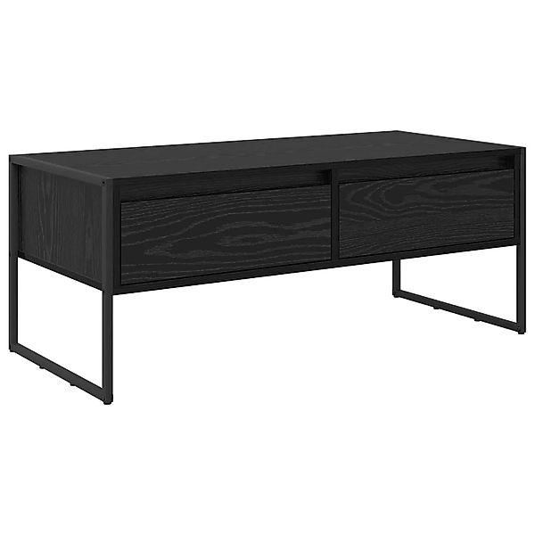 vidaXL Couchtisch Schwarz Eichen-Optik 100 x 46 x 40 cm Holzwerkstoff 88644 günstig online kaufen