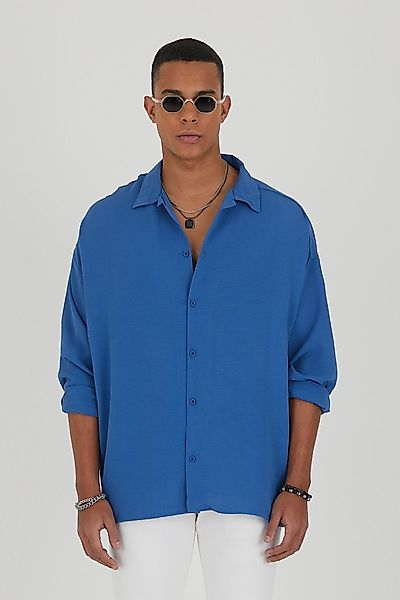 OSSY HOMER Langarmhemd Langarm Oversize Hemd günstig online kaufen