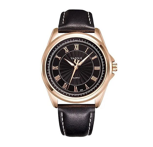 Taffstyle Quarzuhr Herren Armbanduhr mit Lederarmband und römischen Ziffern günstig online kaufen