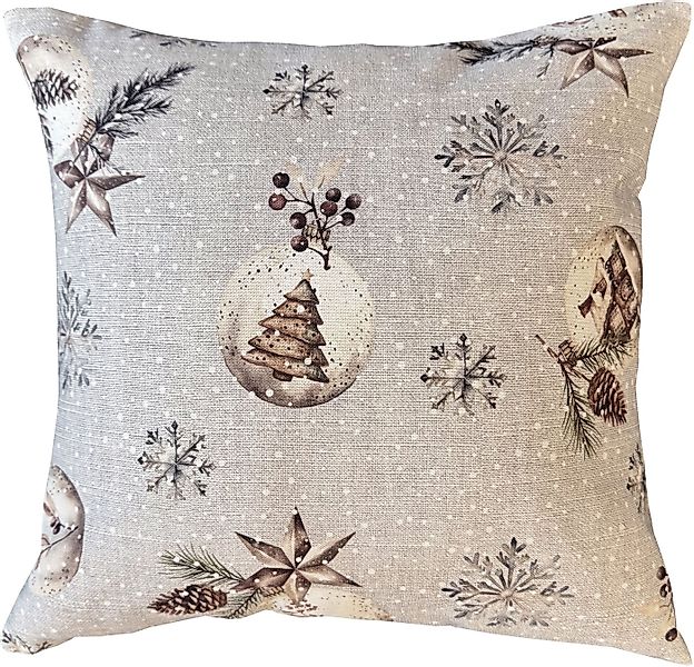 HOME WOHNIDEEN Kissenhülle FELIZ NAVIDAD, (1 Stück), ohne Füllung, Dekostof günstig online kaufen