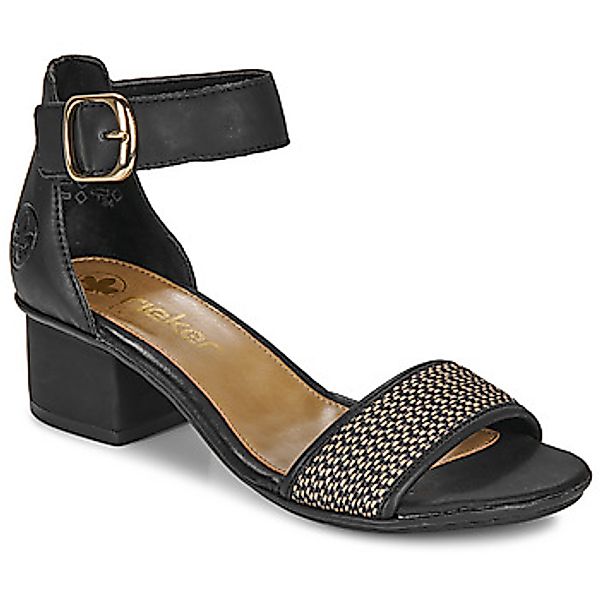 Rieker Sandalette, Sommerschuh, Sandale, Blockabsatz, mit Zierschließe am K günstig online kaufen