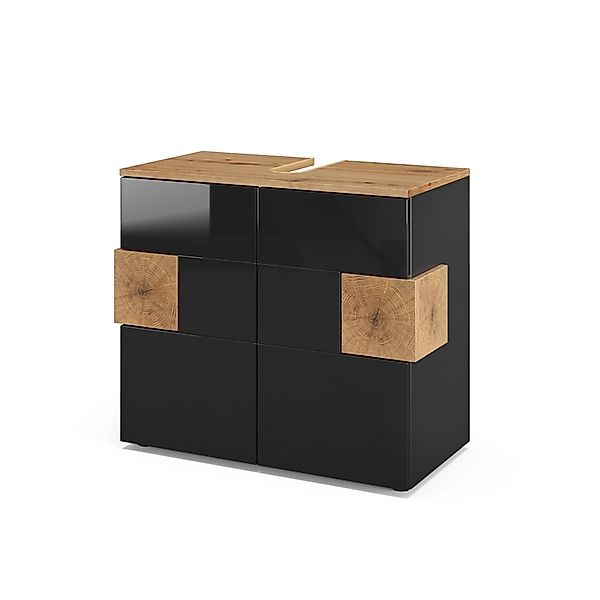 Vicco Waschbeckenunterschrank Eden, Anthrazit/Artisan-Eiche, 73 x 64 cm (1- günstig online kaufen