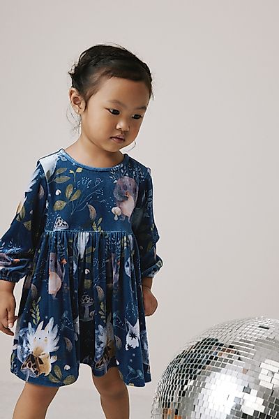 Next Samtkleid Samtkleid mit Print (1-tlg) günstig online kaufen
