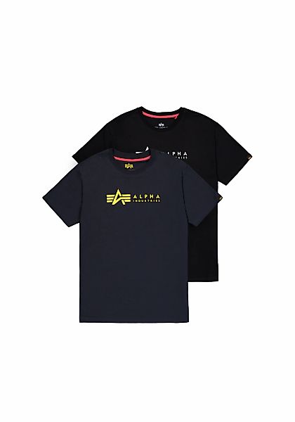 Alpha Industries T-Shirt "Alpha Label T-Shirt 2 Pack" günstig online kaufen