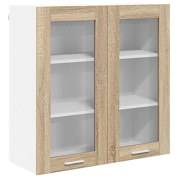 vidaXL Hängeschrank Riga Sonoma-Eiche 80 x 31 x 80 cm Holzwerkstoff 884324 günstig online kaufen