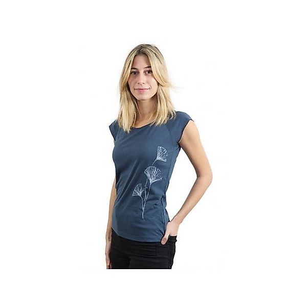 Life-Tree Rundhalsshirt Rundhals T-Shirt ’für Damen in blau’ (1-tlg., keine günstig online kaufen