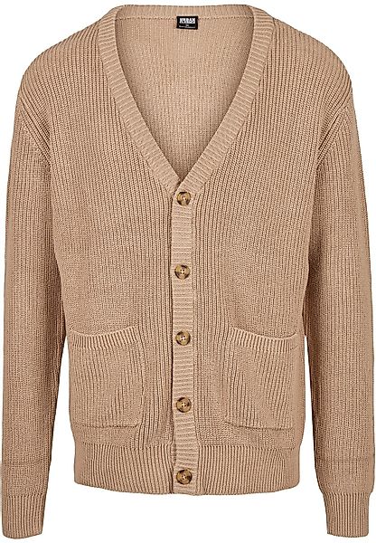 URBAN CLASSICS Strickfleecejacke "Urban Classics Herren Boxy Cardigan", (1 günstig online kaufen