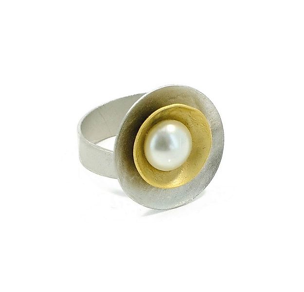 Sergio Engel Fingerring Classics Ring 01 Elegant, schälchenförmig, mit Perl günstig online kaufen