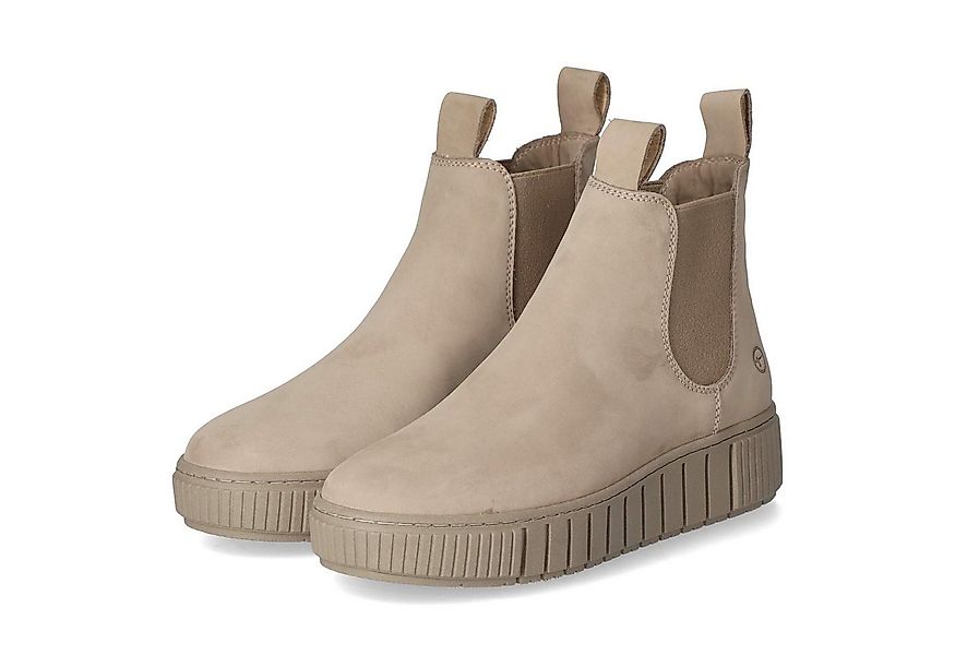 Tamaris Tamaris 1-25403-43/341 Damen Leder & Textil taupe Schlupfstiefel günstig online kaufen