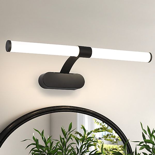 Nettlife LED Spiegelleuchte Schwarz Bad Spiegellampe günstig online kaufen