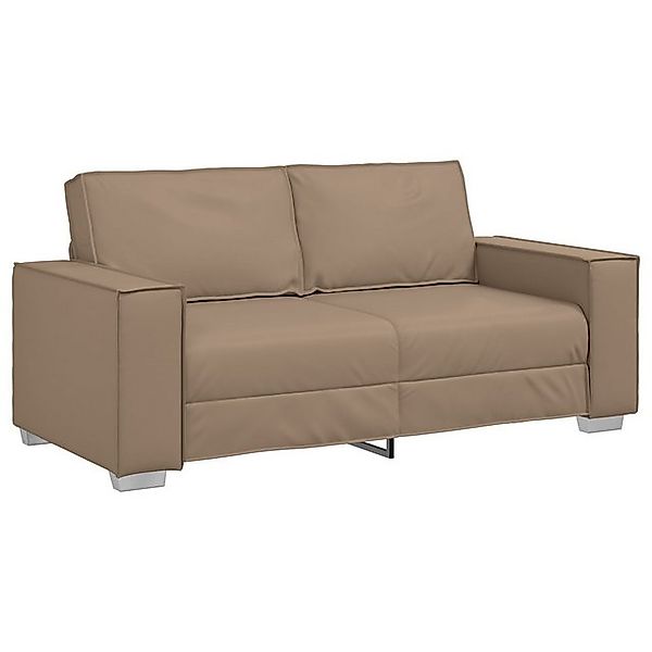 vidaXL Sofa Loveseat Sofa Cappuccino 140 cm Kunstleder, 1 Teile günstig online kaufen