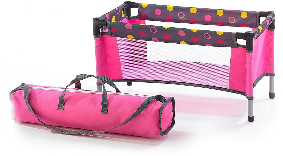 CHIC2000 Puppenbett Puppen-Reisebett, Funny Pink, mit Tragetasche günstig online kaufen