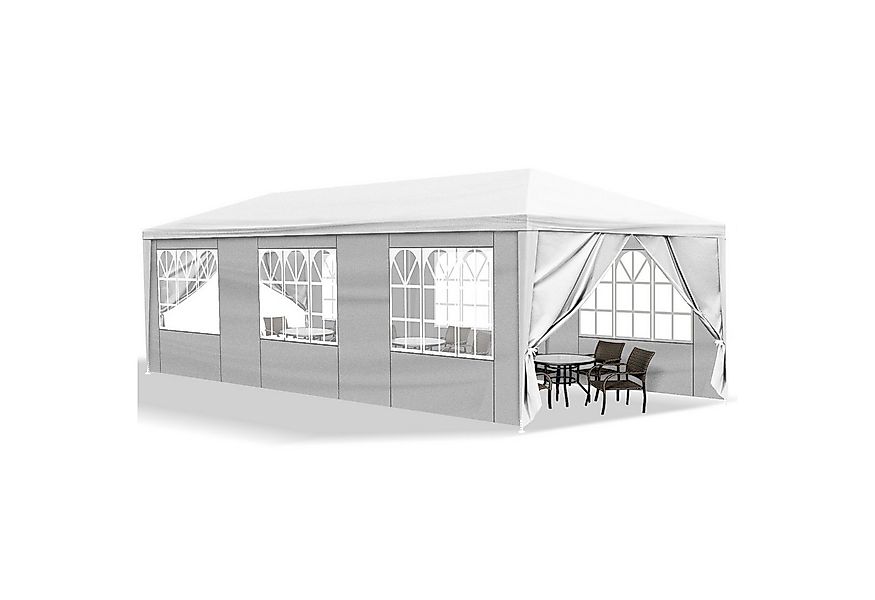 VINGLI Faltpavillon L x B: 3 x 3 m mit 3/4 Wänden, 3 x 9 mit 8 Wänden günstig online kaufen