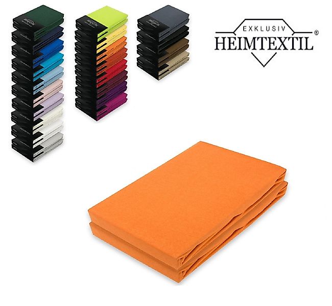 EXKLUSIV HEIMTEXTIL Spannbettlaken Jersey Spannbettlaken PREMIUM günstig online kaufen