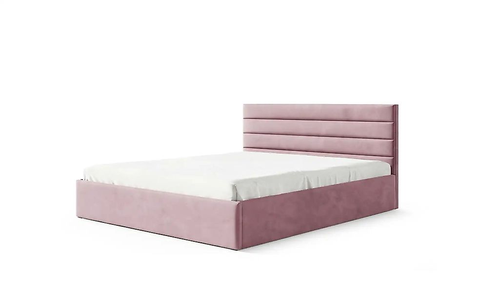 Polsterbett 200x200 Grün   ¦ rosa/pink ¦ Maße (cm): B: 189 H: 85 Betten > P günstig online kaufen