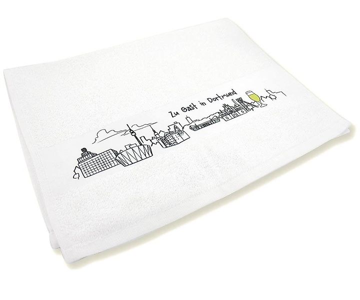 die Stadtmeister Gästehandtücher Skyline Dortmund günstig online kaufen