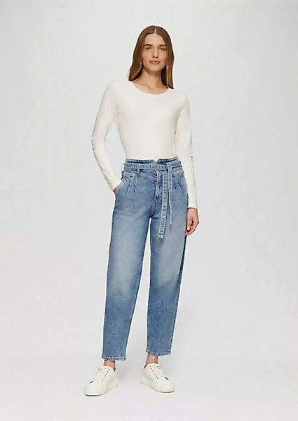 s.Oliver 7/8-Jeans Ankle-Jeans / Regular Fit / High Rise / Barrel Leg / mit günstig online kaufen