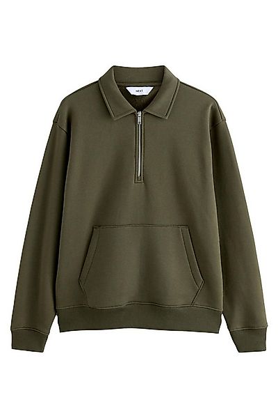 Next Sweater Sweatshirt mit RV, Polokragen und Baumwolle (1-tlg) günstig online kaufen