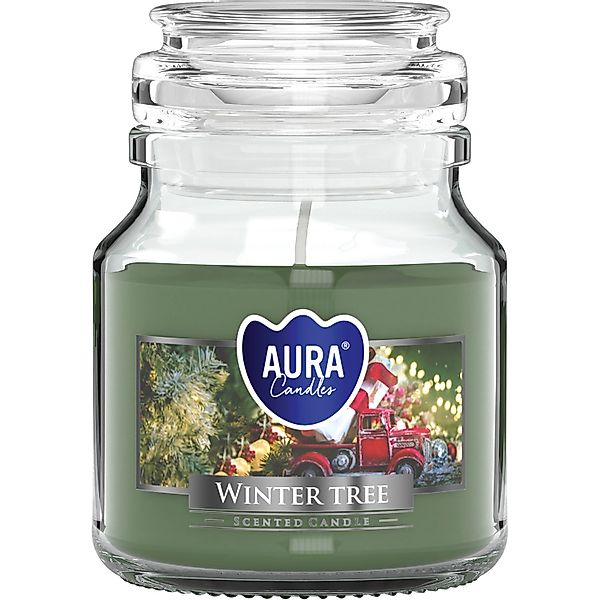 Duftkerze im Glas mit Deckel Weihnachtsbaum Ø 7 cm x 9,9 cm günstig online kaufen