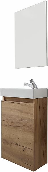 welltime Badmöbel-Set "Oslo 2-teilig", (Komplett-Set, 3 St.), Waschtisch mi günstig online kaufen