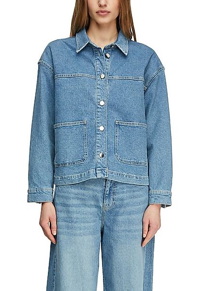 comma Jeansjacke mit Taschen günstig online kaufen