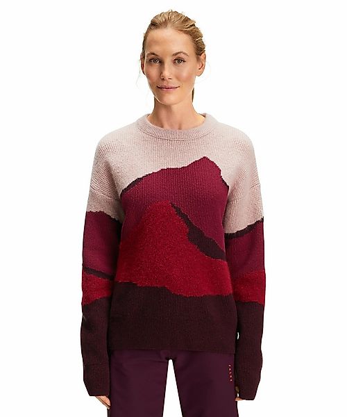 FALKE Damen Pullover Rundhals, XL, Pink, Schurwolle, 37379-831005 günstig online kaufen
