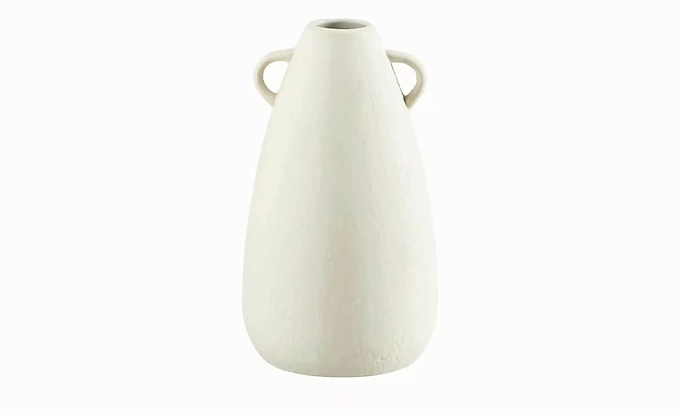 HOME STORY Vase   ¦ creme ¦ Steinzeug ¦ Maße (cm): H: 18,42  Ø: 10.8 Access günstig online kaufen