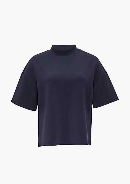 s.Oliver Kurzarmshirt T-Shirt aus Scuba mit günstig online kaufen