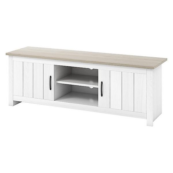 COSTWAY TV-Schrank Holz,mit Türen & offenen günstig online kaufen