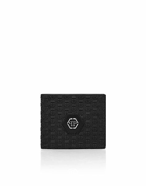 PHILIPP PLEIN Clutch "Nappa Leather Wallet Monogram Hexagon" günstig online kaufen